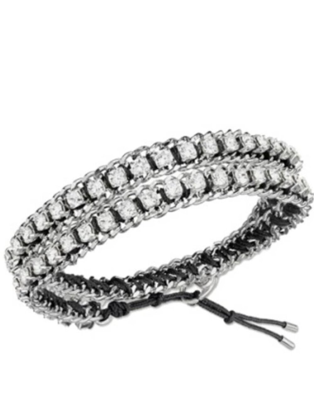 Swarovski Crystal Double String Venetie Wrap Around Bracelet-NEW WITH TAGS & BOX
